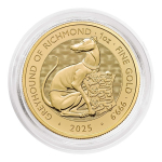 NEU* 1 oz Gold UK 2025 BU - GREYHOUND of Richmond -...
