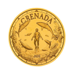 NEU* 1 oz Gold SHARK DIVER / HAITAUCHER  2024 Grenada EC8...