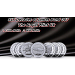 NEU* 1 oz UK 2025 BU - BOND007 - SPEEDBOAT Q-BRANCH - Sechs Jahrzehnte 007 - Silber 3. Ausgabe - Bond in den 60ern - Six Decades of 007