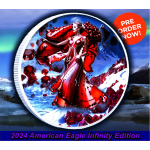 NEU** 1 oz USA American Liberty Eagle 2024 Granat...