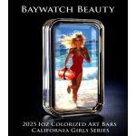 NEU* 1 oz Silber Motivbarren - BAYWATCH GIRL - Baywatch...