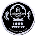 2 oz Mongolei 2025 NGC PF70 - FABERGE LILIES OF THE VALLEY EGG - Silber Peter Carl Faberge - Die Romanows - 1000 Togrog