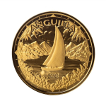NEU* 1 oz Gold Anguilla 2024 BU - SEGELSCHIFF / Sailing...