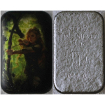 2 oz Silber Gussbarren 2024 - Die ELFE mit Pfeil & Bogen - Fabelwesen - Antique Metallic Color