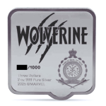2 oz Niue 2025 Proof - Marvel WOLVERINE SLASH -  silber 3 NZ$ - NZ Mint Agoro