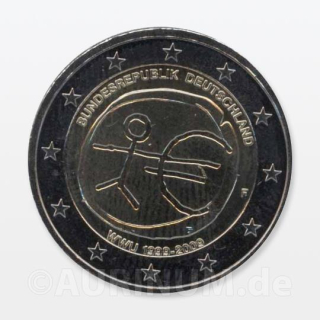 2 Euro Deutschland F 2009 10 Jahre Euro 2009 EWU EMU