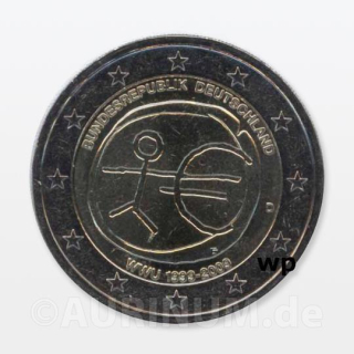 2 Euro Deutschland D 2009 10 Jahre Euro 2009 EWU EMU