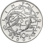 San Marino 5 & 10 Euro Set 2003 Olympiade Athen 2004 Silber Proof