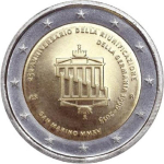 2 Euro San Marino 2015  25 Jahre Deutsche Einheit im Blister
