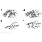 10 x 1g Gold Combibarren / Goldtafel / Tafelbarren LBMA