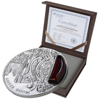 2 oz Niue 2012 PP Bernsteinzimmer Amber Room Proof