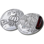 2 oz Niue 2012 PP Bernsteinzimmer Amber Room Proof