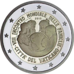 Vatikan 2015 2 Euro VIII. Weltfamilientreffen...