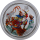 AURINUM*TOP*ANGEBOT* 1 oz Australien 2016 BU Color - Monkey King Affenkönig - Sun Wukong - silber 1$ Color farbig