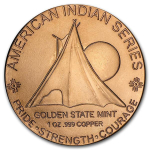 1 Unze Copper Round Red Cloud  999,99 AVDP