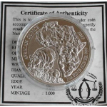 1 oz Ruanda 2017 Proof - Flusspferd - Nilpferd -  Hippo -...