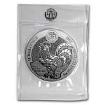 1 Unze Silber Ruanda Hahn Rooster Jahr des Hahnes 2017...