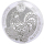 1 Unze Silber Ruanda Hahn Rooster Jahr des Hahnes 2017 Lunar Ounce Proof