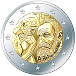 2 Euro Frankreich 2017 Auguste Rodin 2017 in Frankreich unc.