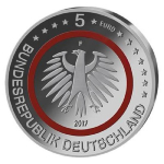 5 Euro Deutschland 2017 Tropische Zone Polymerring F...