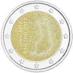 2 Euro Finnland 2017 100 Jahre Unabhängigkeit unc.