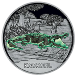 Österreich 3 Euro Tier-Taler-Serie Krokodil 2017 hgh...