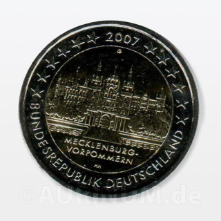 2 Euro Deutschland 2007 Mecklenburg Vorpommern G