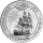 1 Unze Silber Ruanda 2018 Proof - HMS Endeavour - Nautical Ounce - 50 RWF Proof - Nautikserie