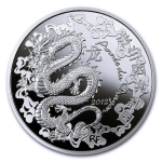 Frankreich 10 Euro Silber 2012 Proof - Jahr des Drachen -...