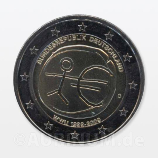 2 Euro Deutschland G 2009 10 Jahre Euro 2009 EWU EMU