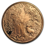 1 Unze Copper Round Nordic Creatures Frost Giant 999,99 AVDP