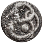 Tuvalu 5 Unzen Silber 2018 Drache - Chinesische...