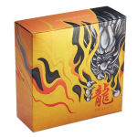 Tuvalu 5 Unzen Silber 2018 Drache - Chinesische Fabelwesen - 5 Dollar Antique Finish Silber