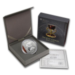 Niue Islands 2 Dollar Mysterien der Geschichte Heiliger Gral, 1.85 Unze Silber Proof 2013