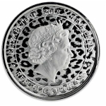 1 Unze Silber Ghana African Leopard 2018 Feingehalt 999