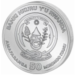 1 Unze Silber Ruanda Schuhschnabel 2019 African Ounce 50...