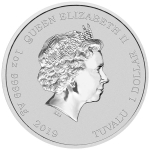 1 Oz Silber Tuvalu Homer Simpson 2019 BU 1AUD
