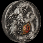 Tuvalu 5 Unzen Silber 2019 Drache - Chinesische...