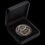 Tuvalu 5 Unzen Silber 2019 Drache - Chinesische Fabelwesen - 5 Dollar Antique Finish Silber