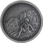 1 oz Niue 2019 Antique -  Sindbad der Seefahrer  - Silber...