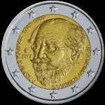 2 Euro Griechenland 2019 150. Todestag Andreas Kalvos