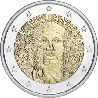 2 Euro Finnland 2013 125. Geburtstag Frans Eemil Sillanpää
