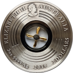 2 oz Australien 2019 - Antique Finish - 1.Flug nach...