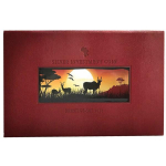 4 x 1 Unze Silber Springbock 2018 Gabun Prestige Set