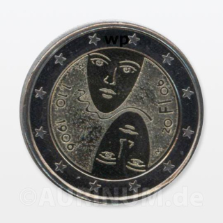 2 Euro Finnland 2006 100 Jahre Wahlrecht