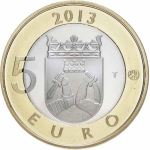 Finnland 5 Euro Provinz Karelia - Imatra Wasserkraftwerk...