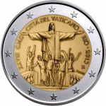 Vatikan 2013 2 Euro 28. Weltjugendtag in Rio Blister