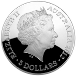 Australien Südlicher Sternenhimmel Kreuz des Südens Crux  1 Unzen Silber coloriert 2012