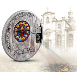 10 Dollars Cook Island Stockholms Storkyrkan Christusfenster  Windows of History