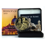 Togo 2013 100 Francs Bischof von Rom  vergoldet